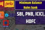 Minimum Balance Rules bank