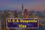 U.S.A Suspends Visa